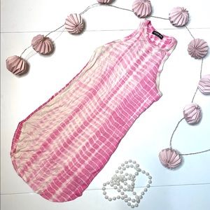 Fashion Nova| Tie Dye Mini Dress| Pink&White|Small